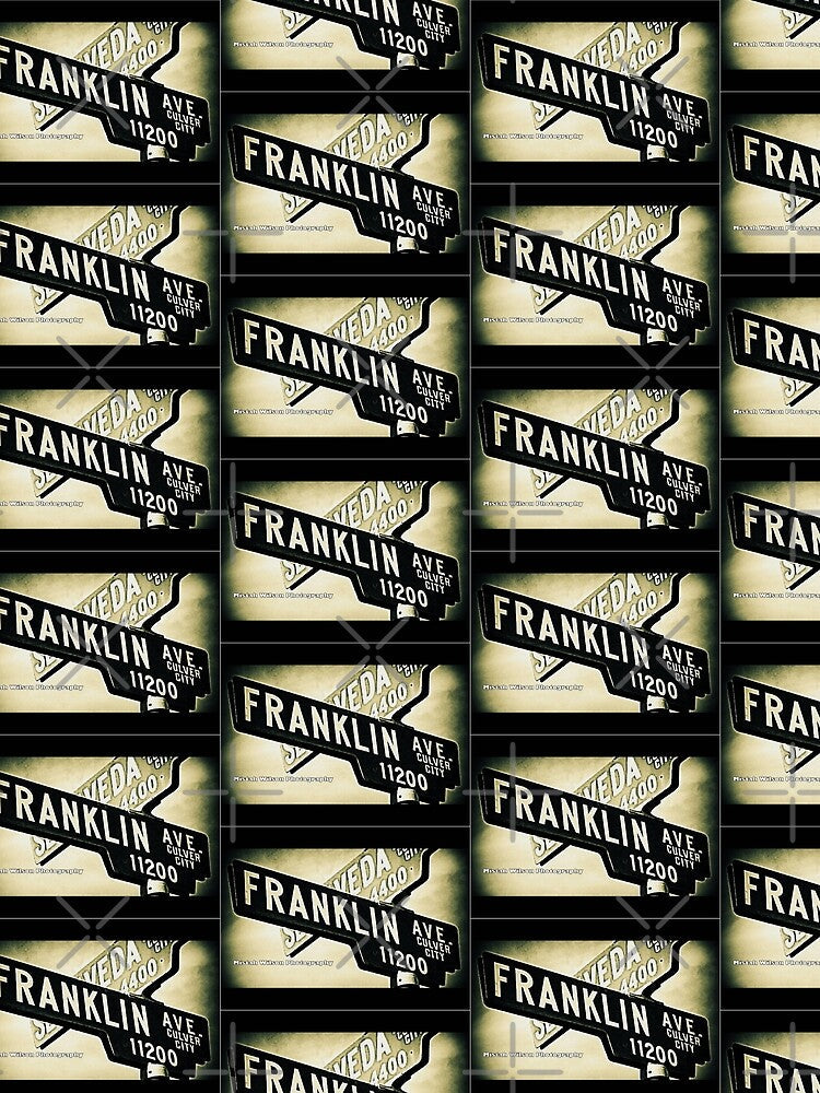 Franklin Avenue, Culver City, California by Mistah Wilson by The Street Sign Store Unisex , , , Long Sleeve Tee