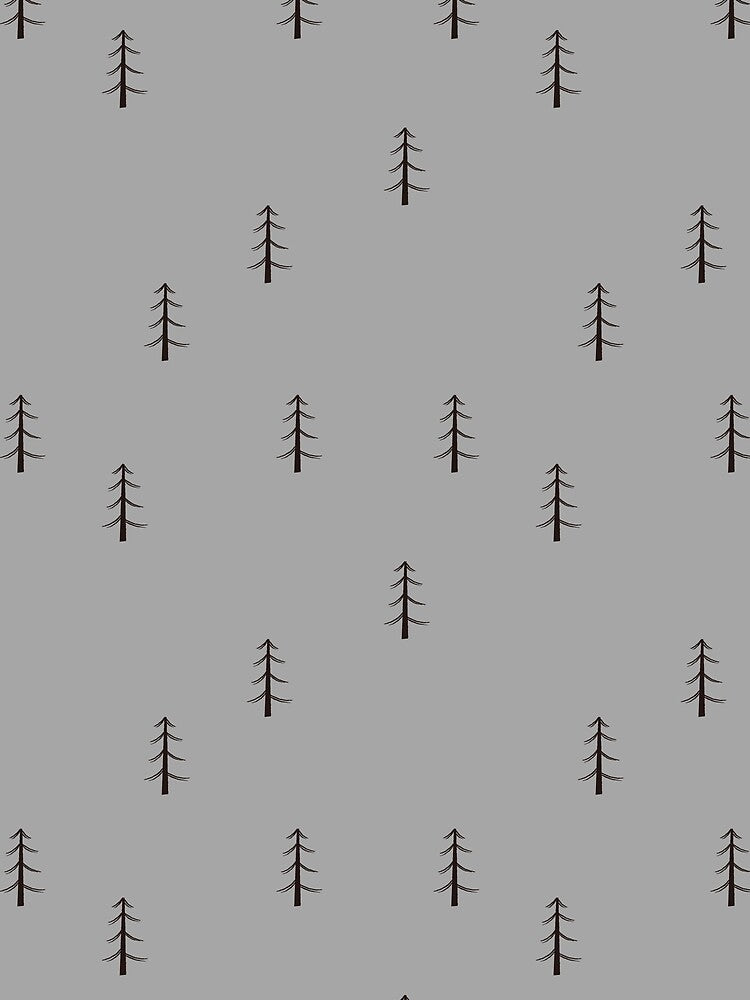 Minimalist Forest on Gray by KSimpson838