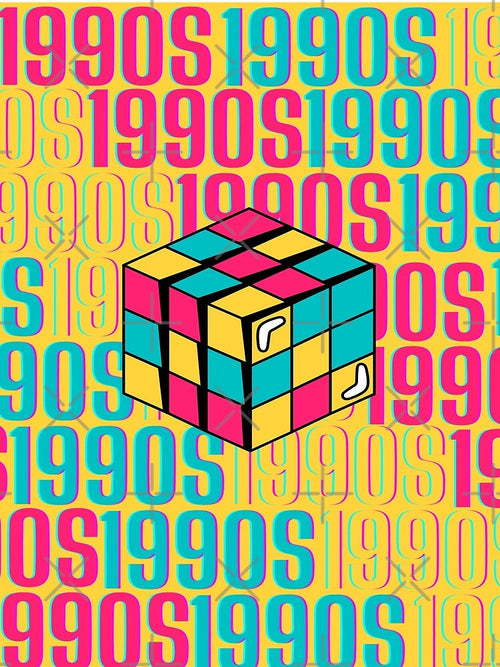 1990s retro design 6 - OG Yellow Background by PunjabanJatti