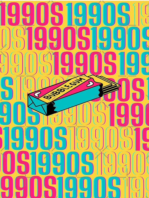 1990s retro design 8 - OG Yellow Background by PunjabanJatti