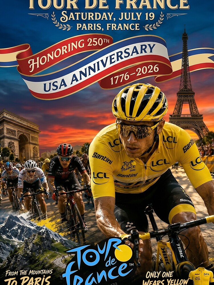 TOUR DE FRANCE 2026 – The Race for the Yellow Jersey by DBM Photo Art 1