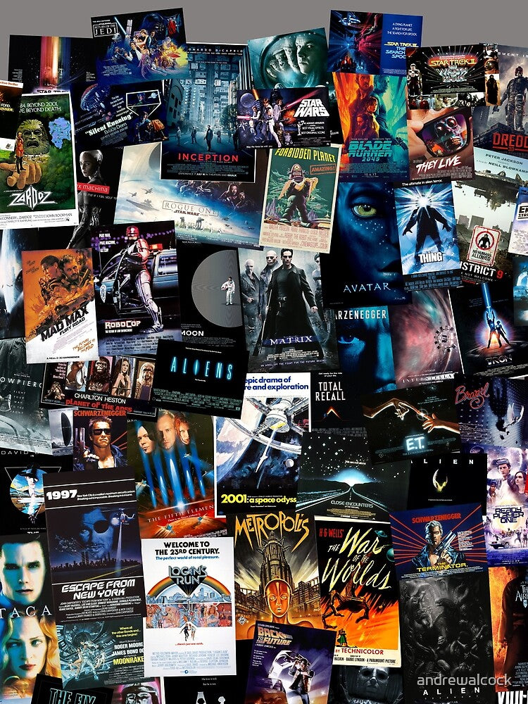 Sci-Fi Movie Posters by andrewalcock