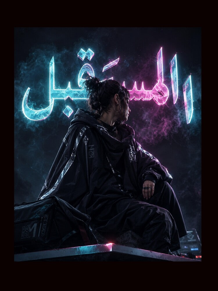 Cyberpunk Digital Hustler - Futuristic Streetwear Art by ikonicgallery Unisex , , , Long Sleeve Tee