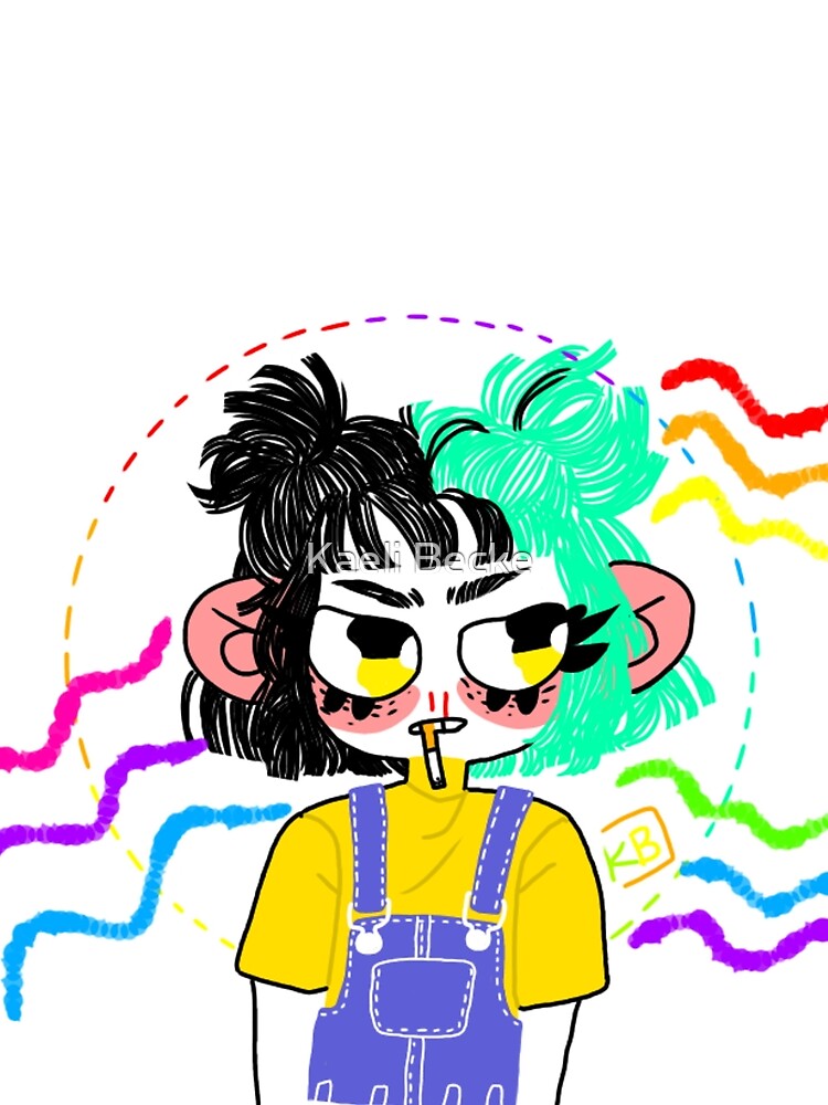 angery 90's lady by Kaeli Becke