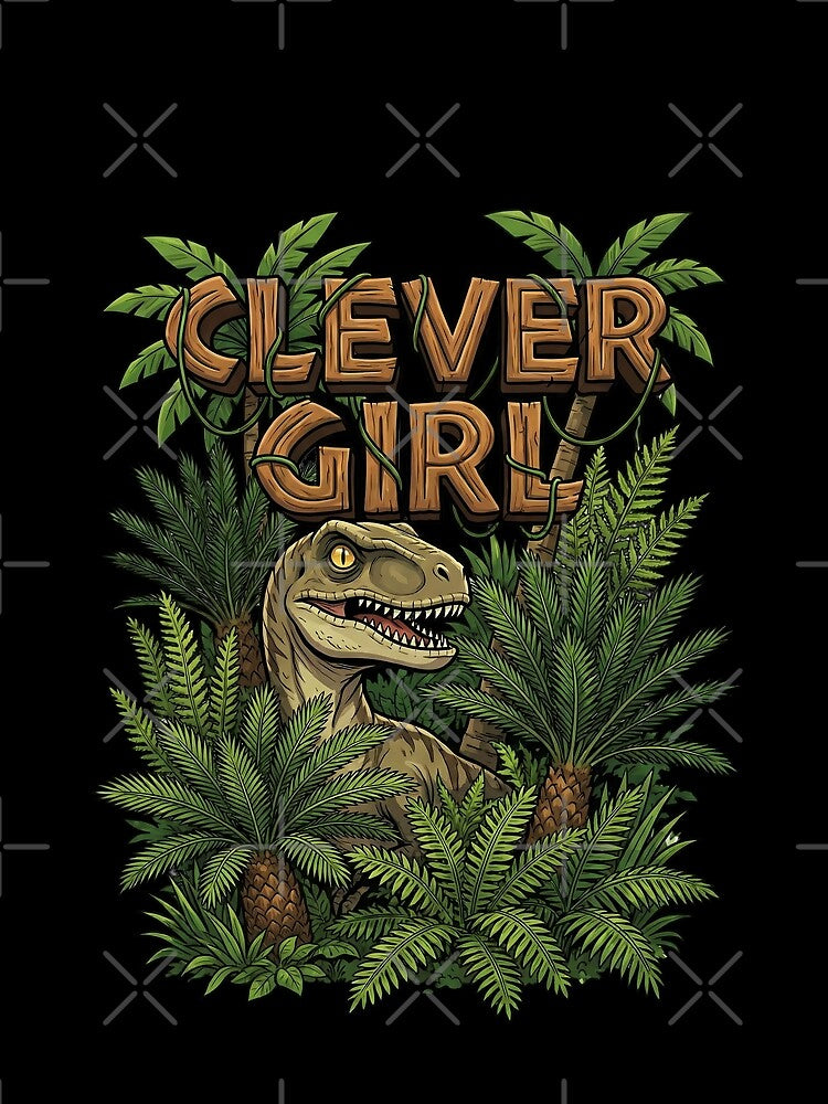 "Clever Girl" Velociraptor Funny Jurassic by Tong4130