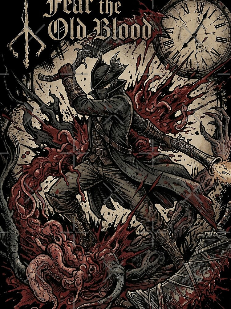 Blood Hunter Onslaught Attack Pose Shirt by Senpaiwaves