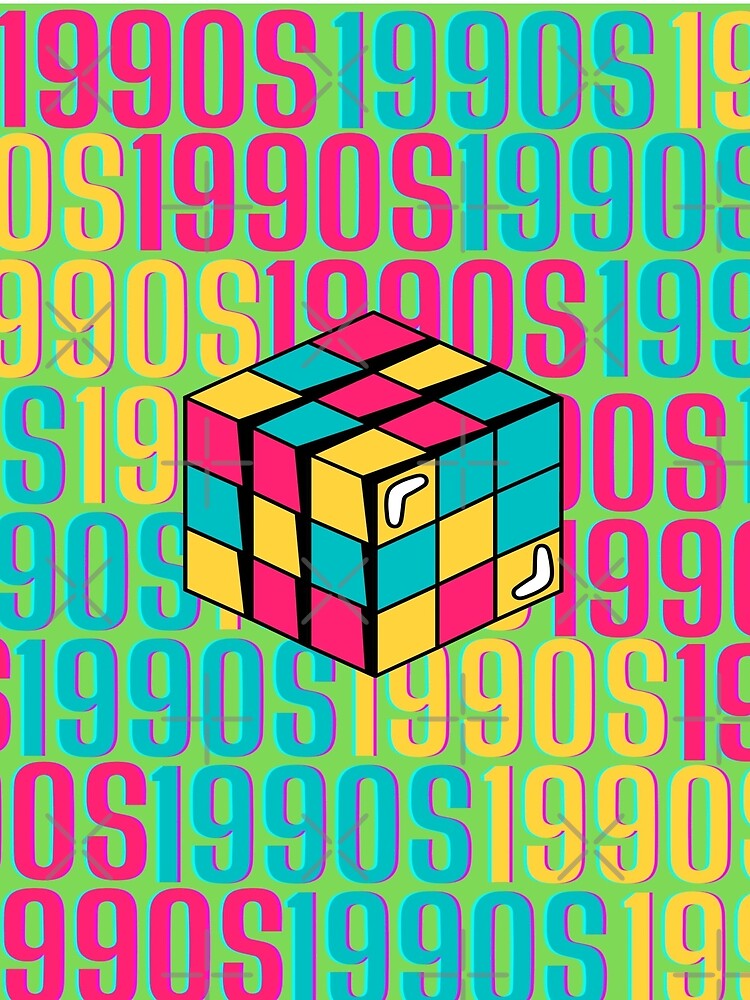 1990s retro design 6 - Green Background by PunjabanJatti