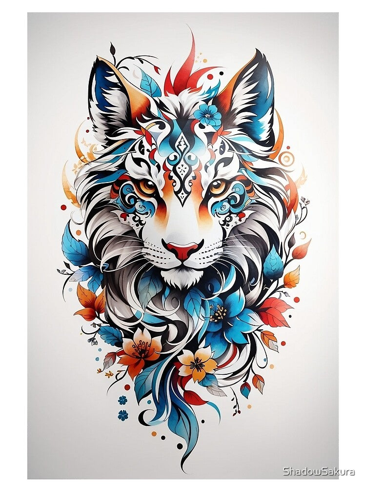 Radiant Wilderness: Colorful Lynx V3 by ShadowSakura