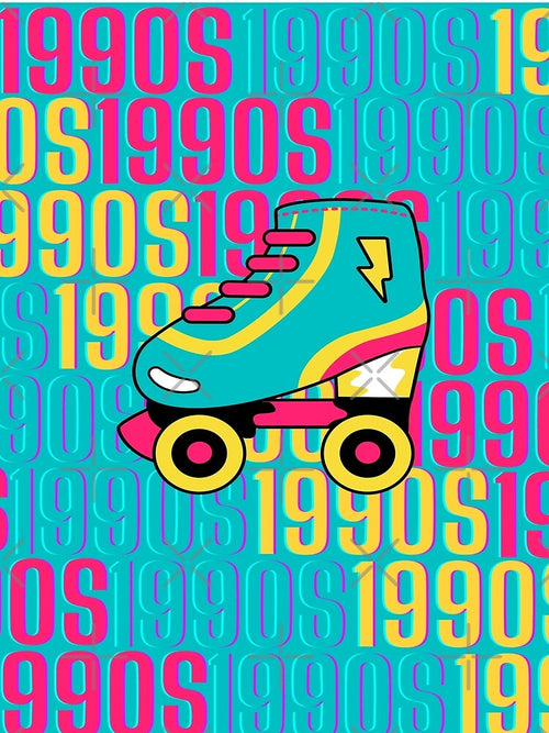 1990s retro design 5 - OG Blue Background by PunjabanJatti