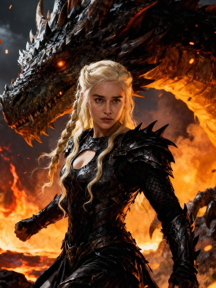 Dracarys II - Daenerys Targaryen by Creacas