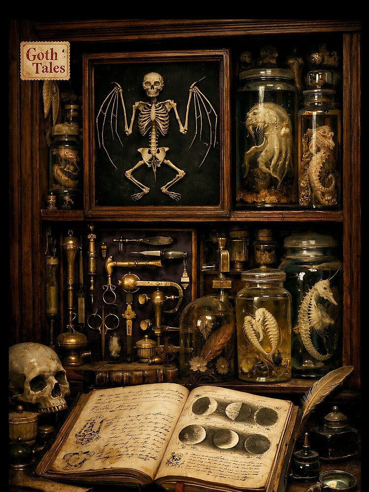 The Scholar’s Cabinet of Curiosities - Victorian Gothic by bapupa