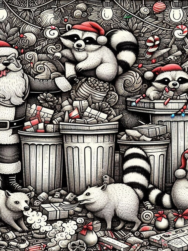 Santa’s Trashy Christmas Eve– Perfect Gift by Imaginarium of Chaos falcon88