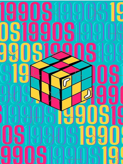 1990s retro design 6 - OG Blue Background by PunjabanJatti
