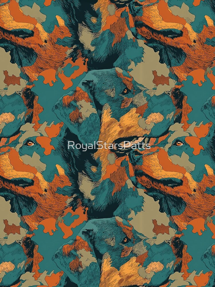 Elegant Desert Dog Camouflage  - Gifts For Him by RoyalStarsPatts
