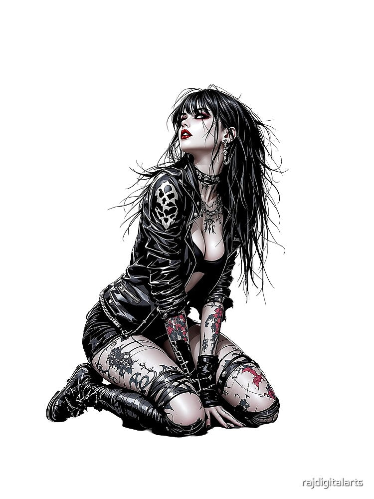 punk girl by rajdigitalarts