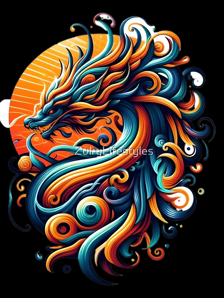 Dance of a Dragon Abstract art by ZulryLifestyles