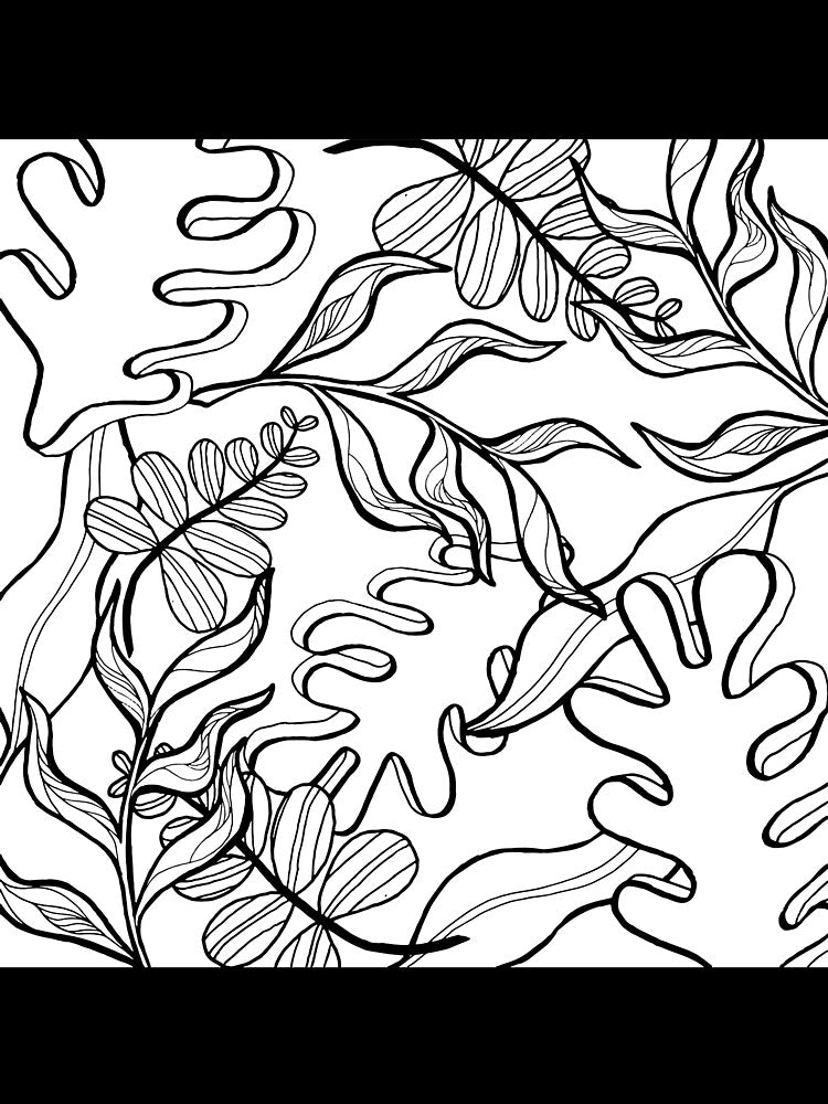 graphic nature art by ilustra-ink