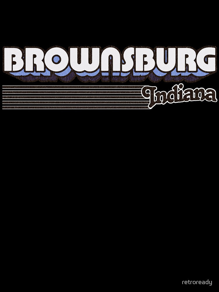 Brownsburg, Indiana | Retro Stripes by retroready