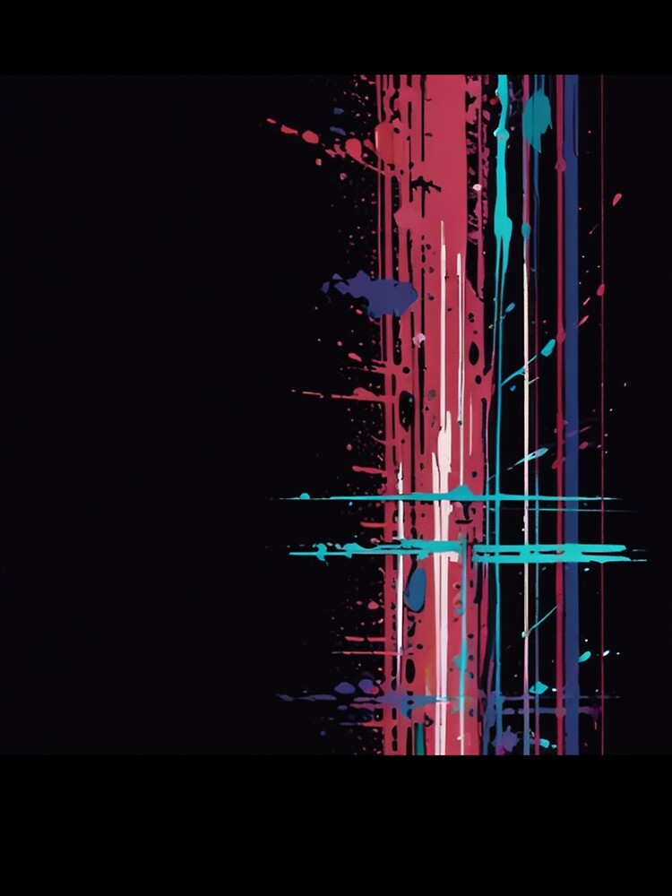 Street Art Urban Gothic Print Poster | Dark Cyberpunk Anime Design by Joy-boy-op