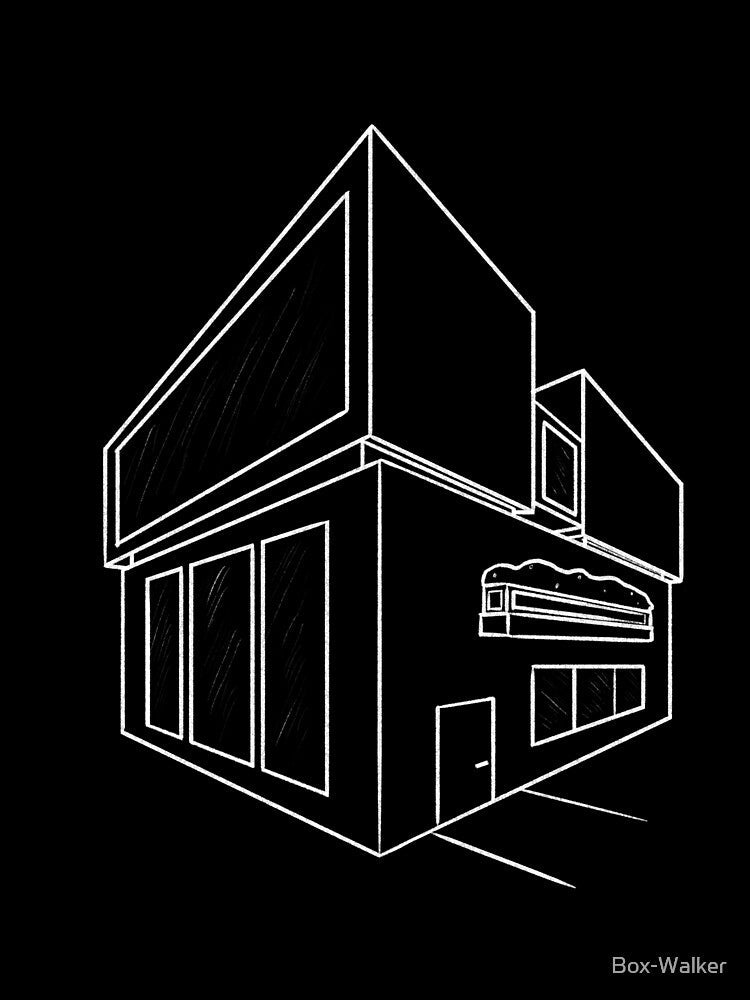 Modern Architecture by Box-Walker Unisex , , , Long Sleeve Tee