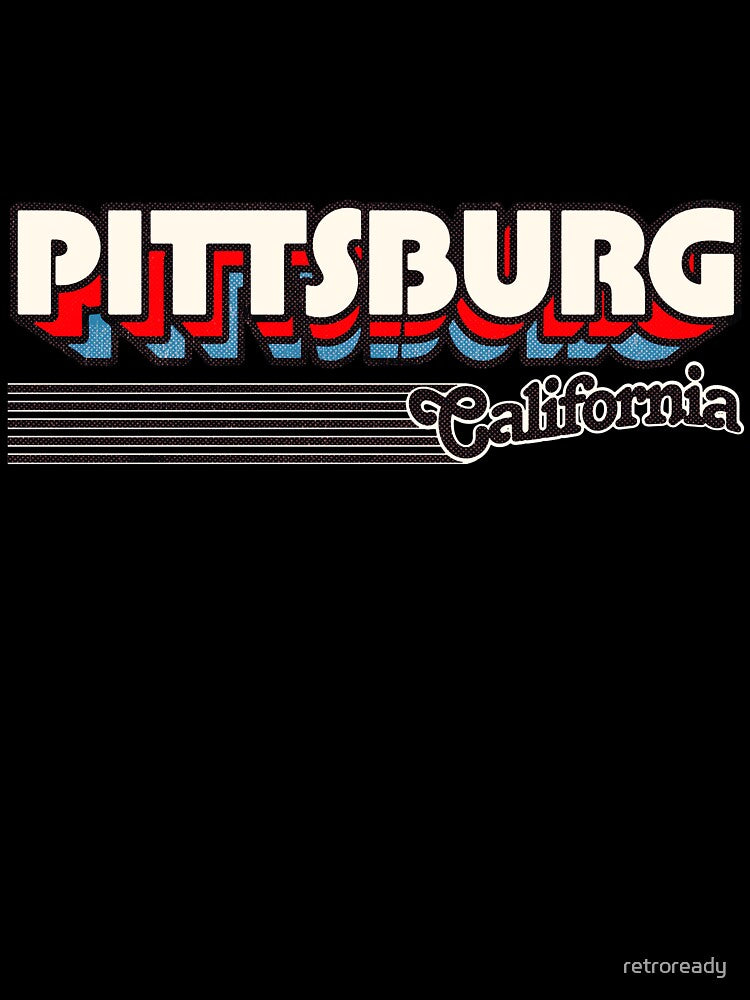 Pittsburg, California | Retro Stripes by retroready
