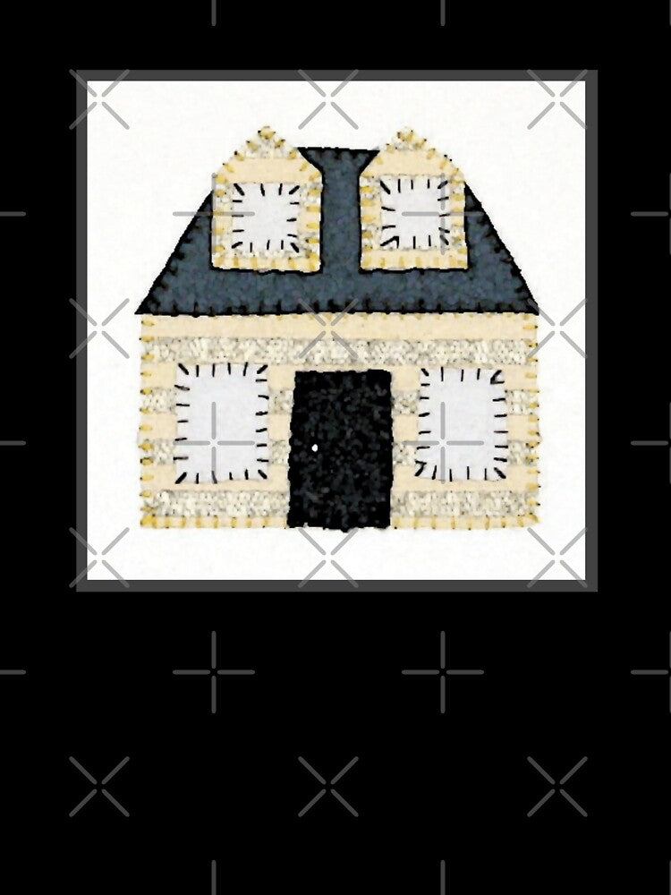 Excerpt from 3 Houses #1-Yellow House by ErinBrieArt