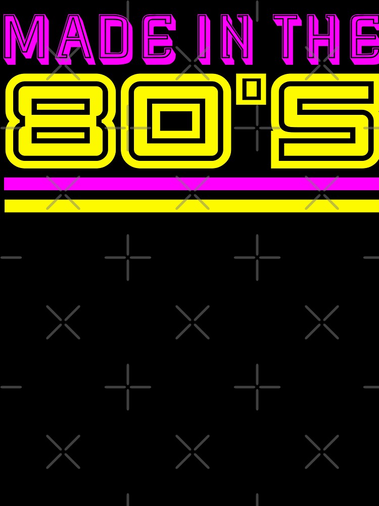Made in the 80s Retro Neon Typography by NNAANN