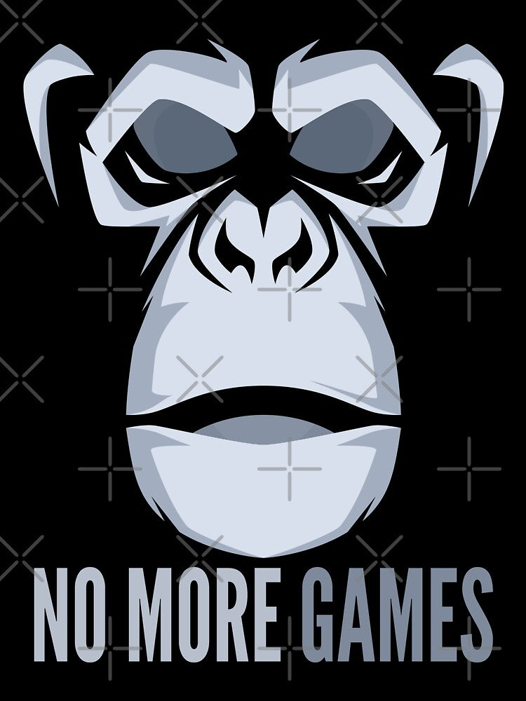 Gorilla Gamer Anonymous No More Games by WordsGamersUse