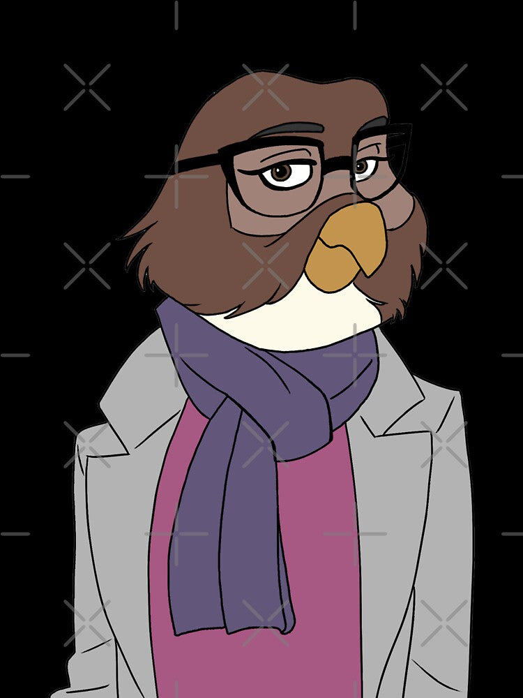 Stylish Owl Lady by pheebstheartist