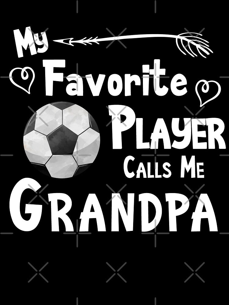 Soccer Football My Favorite Player Calls Me Grandma Fan Designs by SpiritWestDesig Unisex , , , Long Sleeve Tee