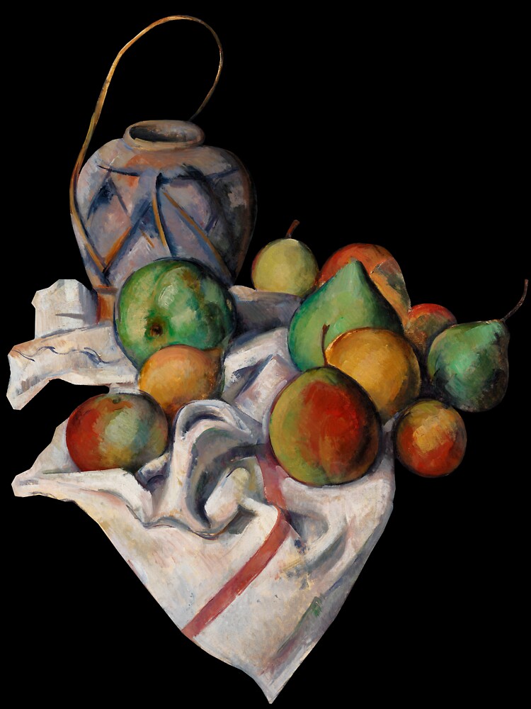 Paul Cézanne - Ginger Jar by elinaarbidane