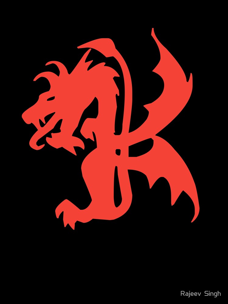 Dragon Initial Monogram K by Rajeev  Singh