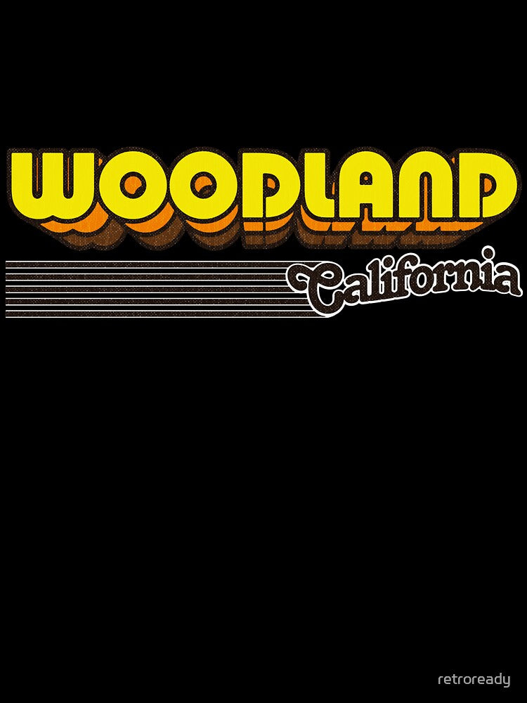Woodland, California | Retro Stripes by retroready