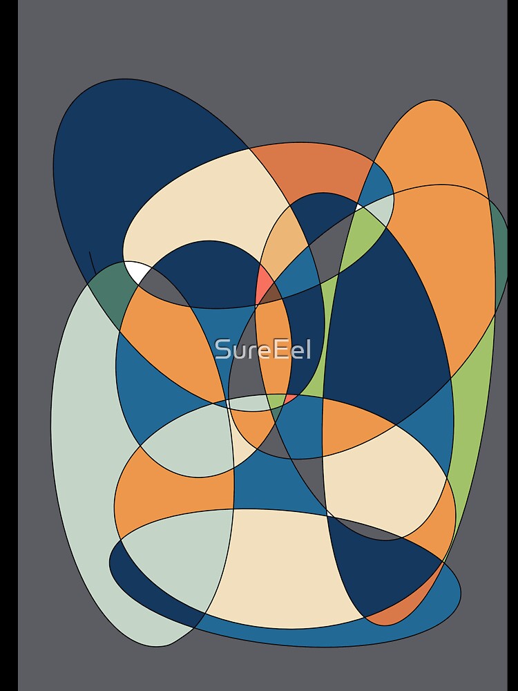 Mondrian ellipses by SureEel