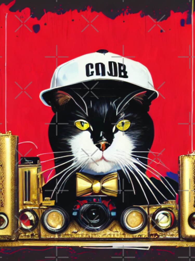 The Black and White Beatmaker - The Hip Hop DJ Cat - The Club King by WBP Mart