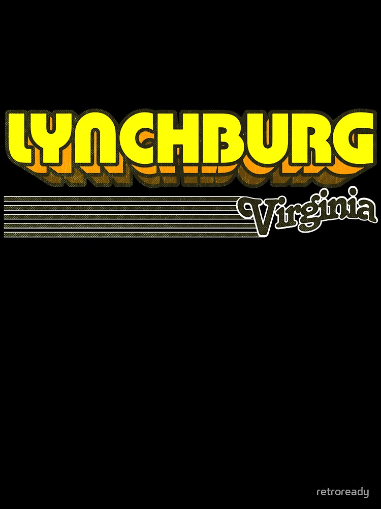 Lynchburg, Virginia | Retro Stripes by retroready
