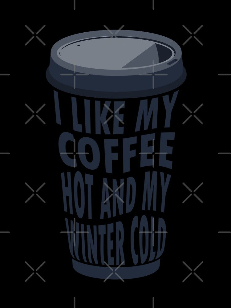 i like my coffee hot and my winter cold. by stylegoose