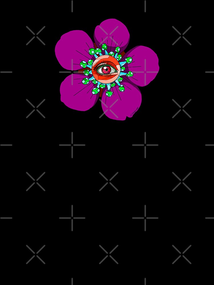 Psychedelic trippy flower by SadhasNost