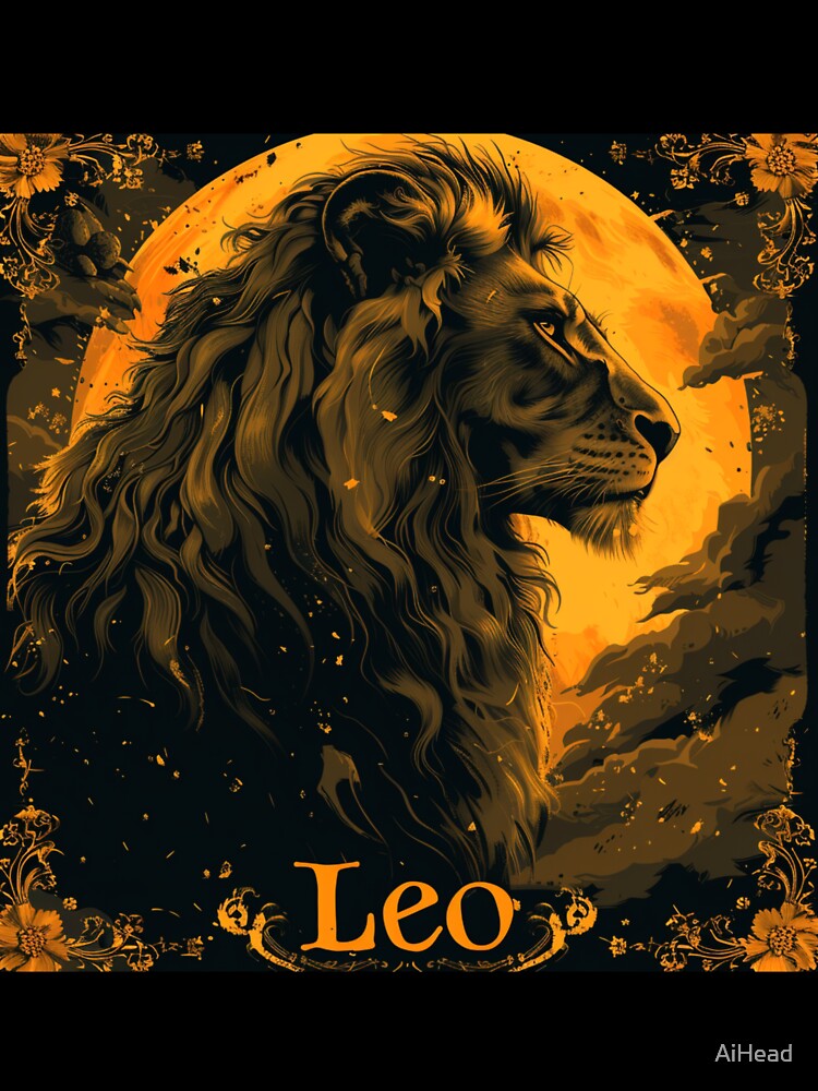 Vintage Style Leo Zodiac Sign by AiHead