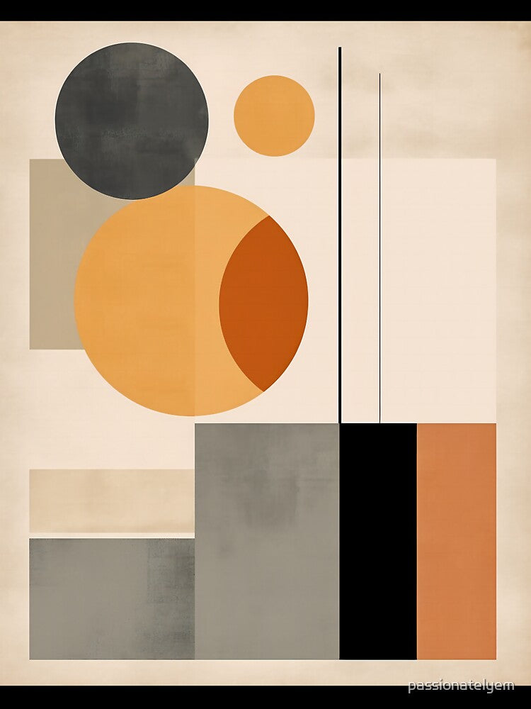 Mid-Century Modern Lines and Shapes #2 by passionatelyem