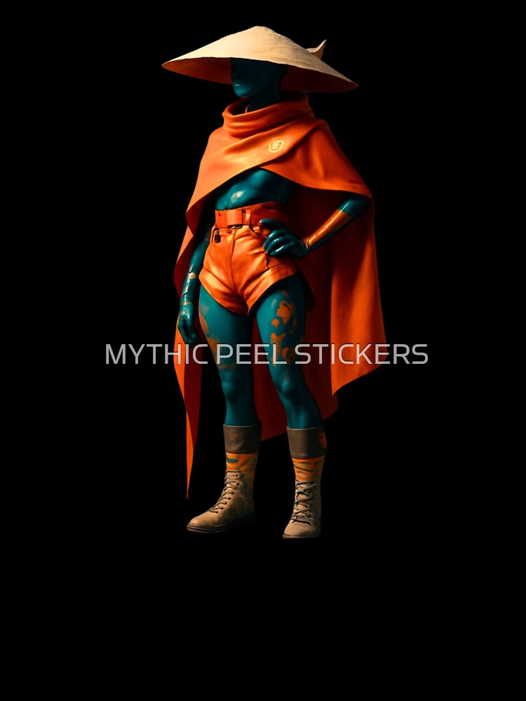 "Desert Ember Sentinel" by MYTHIC PEEL STICKERS