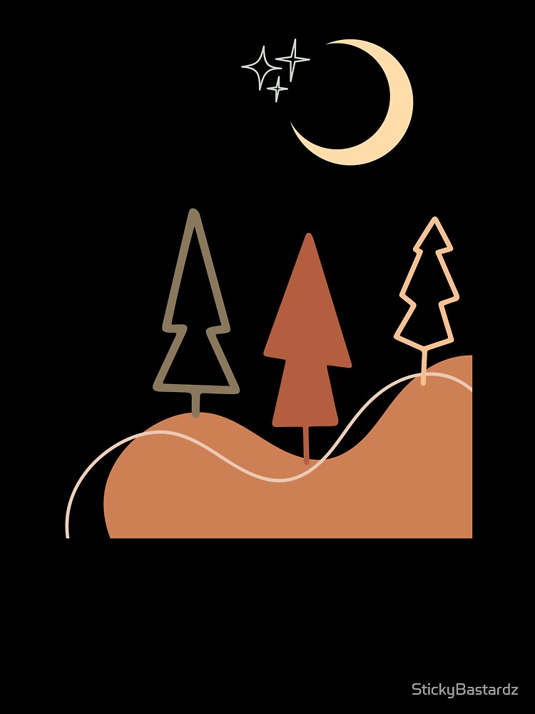 Nature Minimalist Aesthetic Landscape Design by StickyBastardz