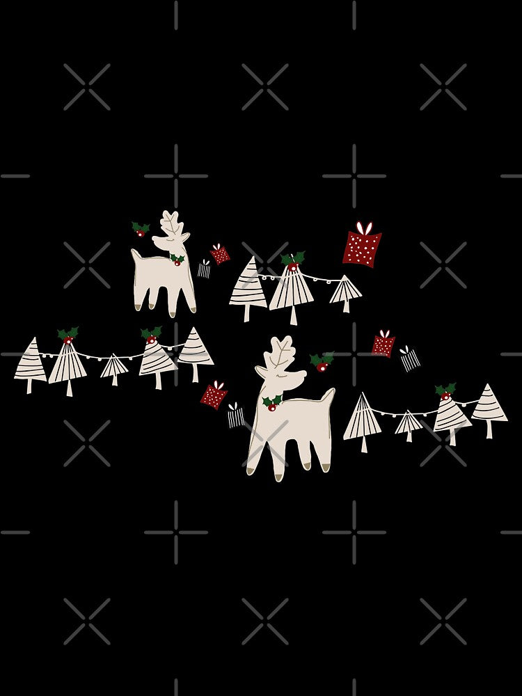 Cute Christmas Reindeer White by susycosta
