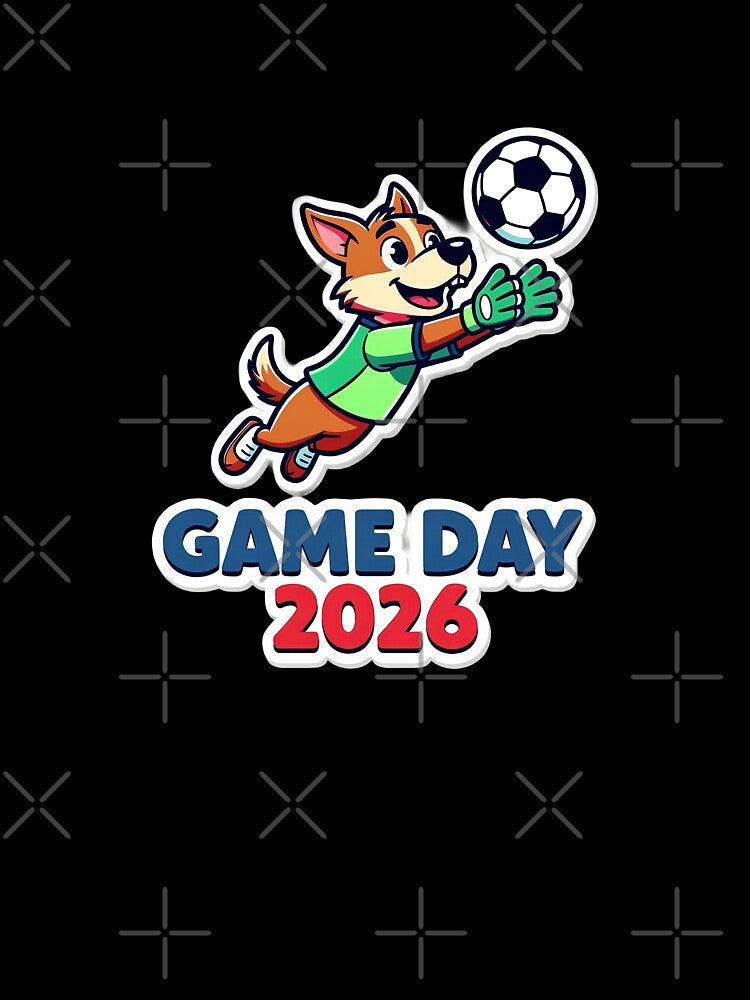 Miami Soccer Dog Design – Cute Puppy Football Fan Game Day Artwork by BrickByDream Unisex , , , Long Sleeve Tee