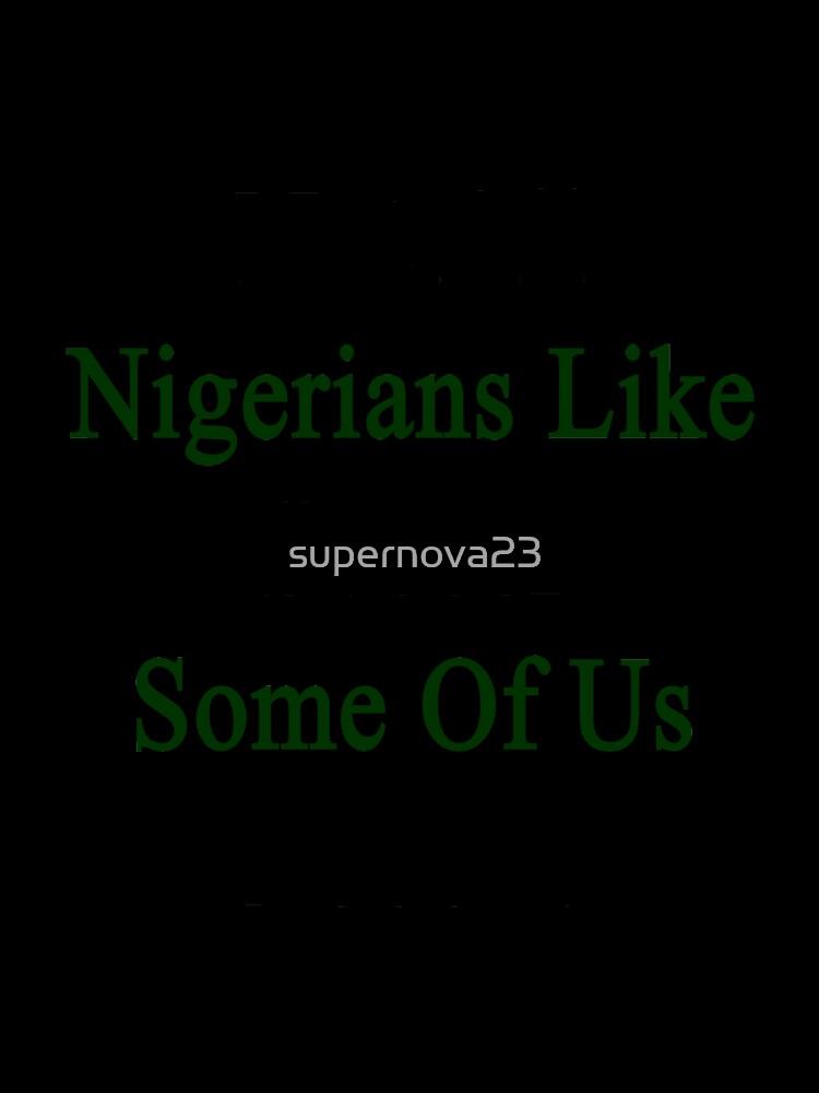 Not All Nigerians Like Soccer Some Of Us Love It by supernova23