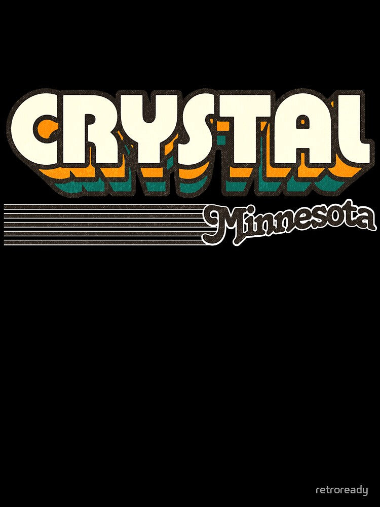 Crystal, Minnesota | Retro Stripes by retroready