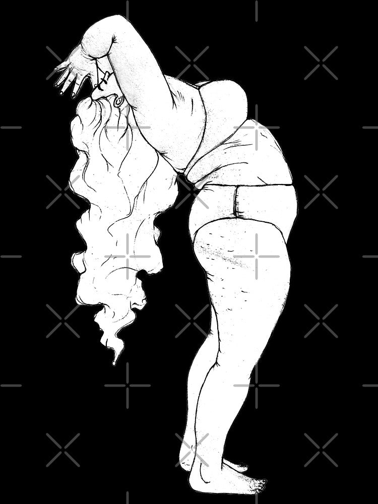 BODY POSITIVE YOGA practice | yoga practice printable digital illustration | yoga studio gift by Pastelove