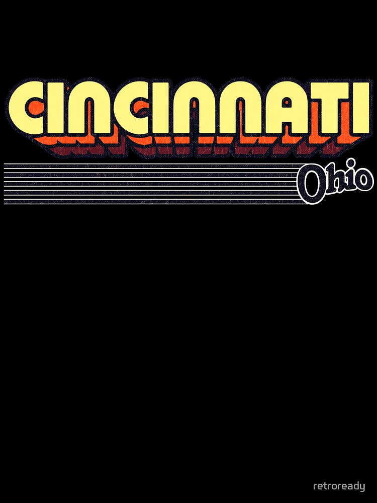 Cincinnati, Ohio | Retro Stripes by retroready
