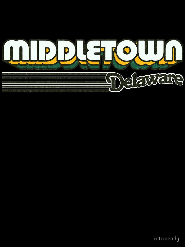Middletown, Delaware | Retro Stripes by retroready