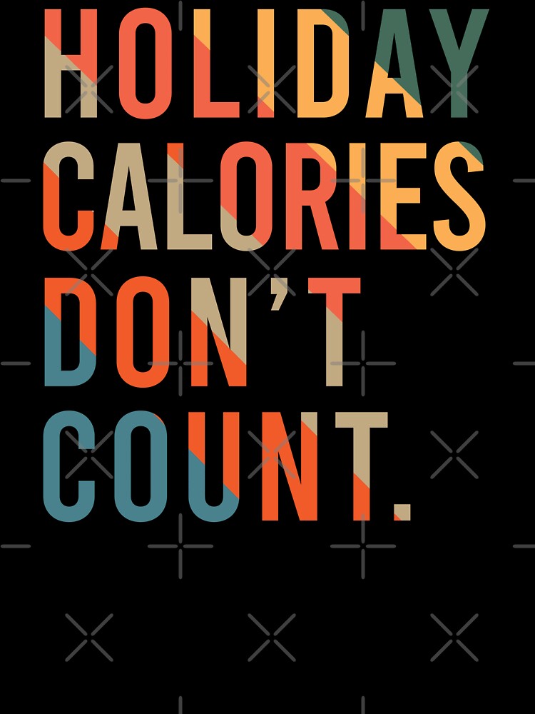 Holiday Calories Don't Count, Funny Cycling, Cyclist Quote by Aerial Addicts